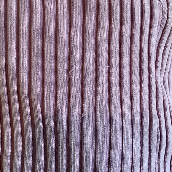 Bebe purple sleeveless blouse size large - Picture 3 of 6